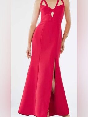 BCBG Madilyn Cutout Strappy Mermaid  Dress